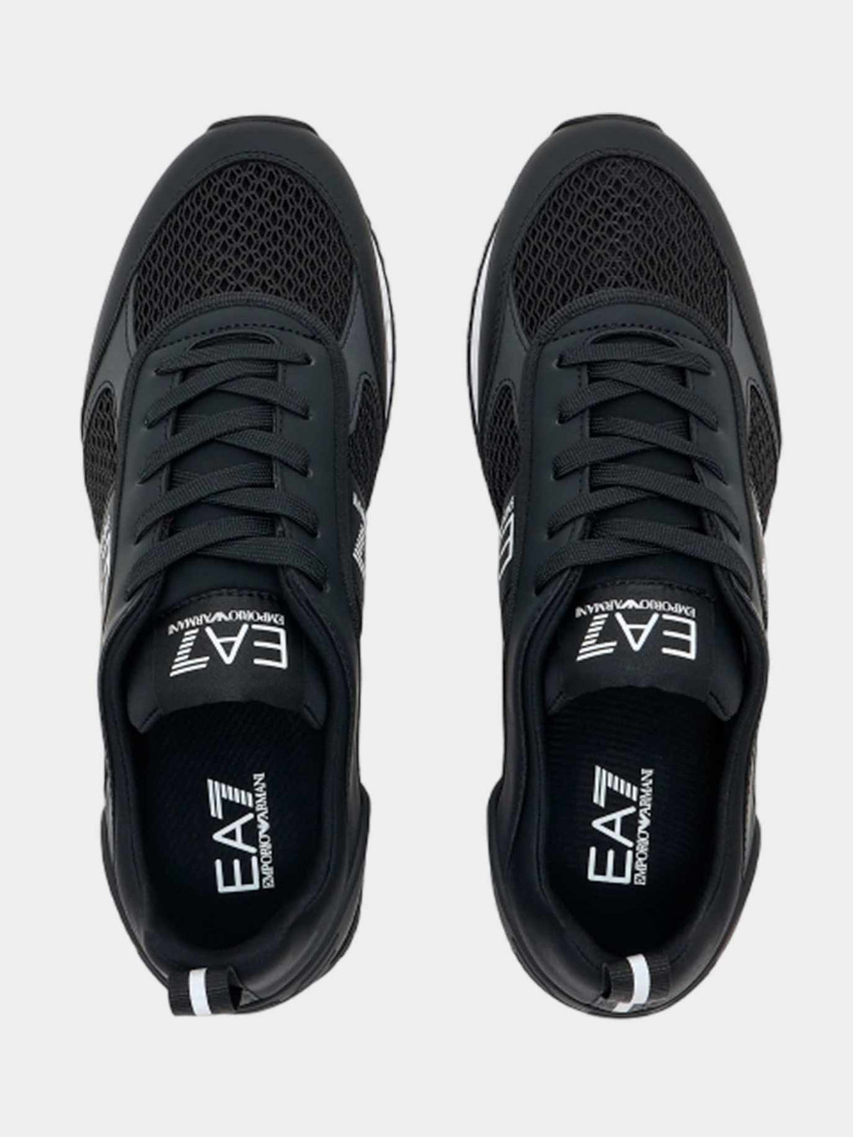 EA7 Emporio Armani Обувки BLACK & WHITE LACES