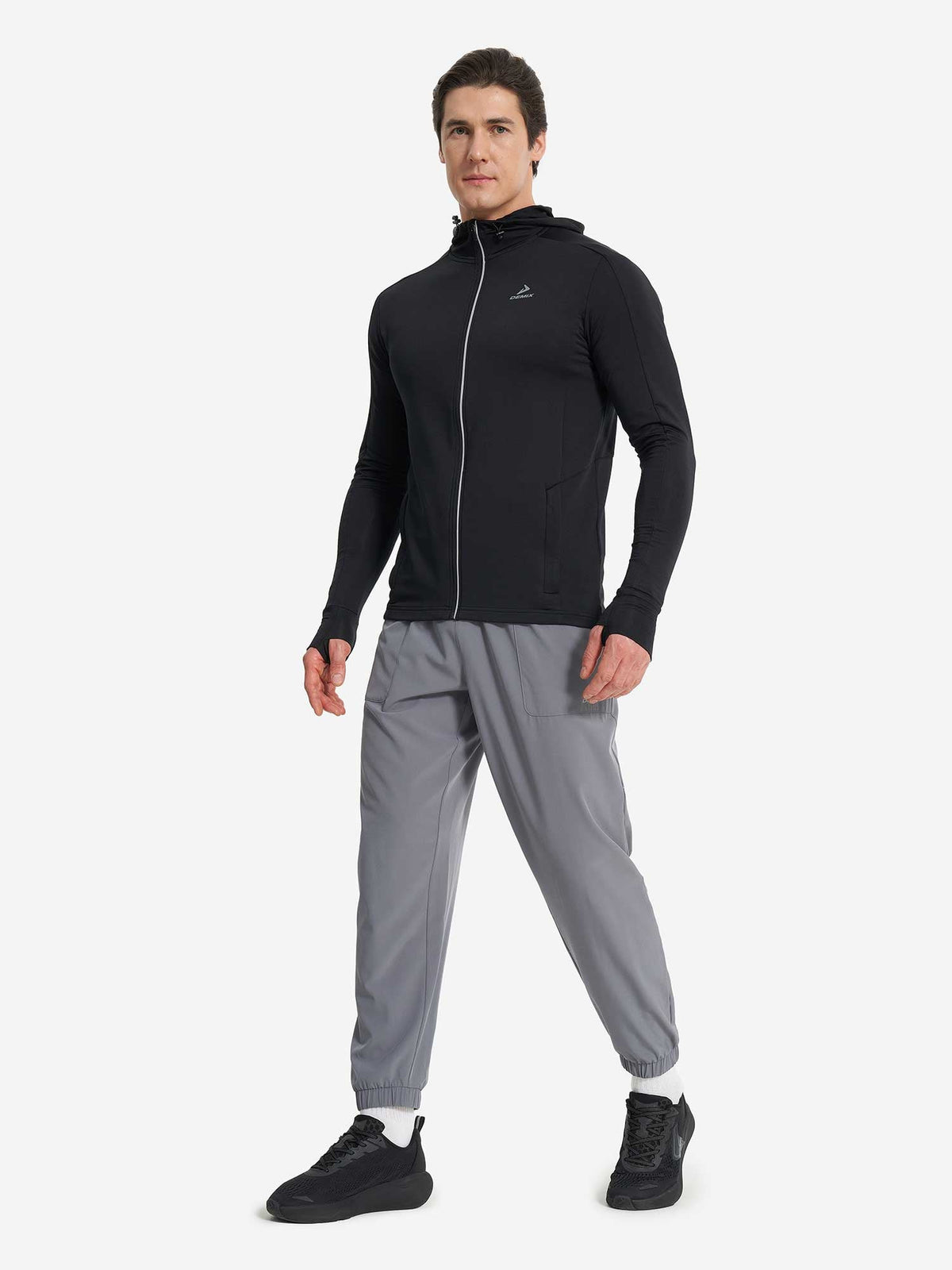 DEMIX Суитшърт M D Running Urban Hooded Jumpers