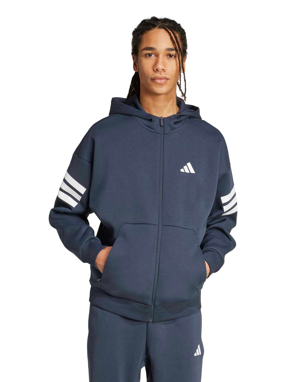 ADIDAS SPORTSWEAR Суитшърт Future Icons 3-Stripes Full-Zip Hoodie
