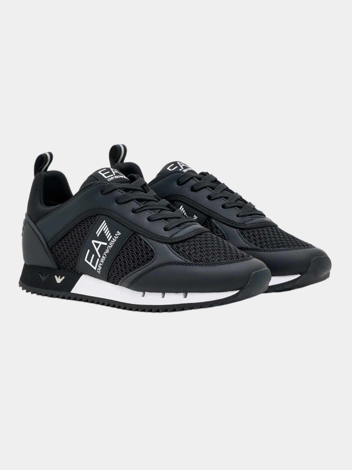 EA7 Emporio Armani Обувки BLACK & WHITE LACES