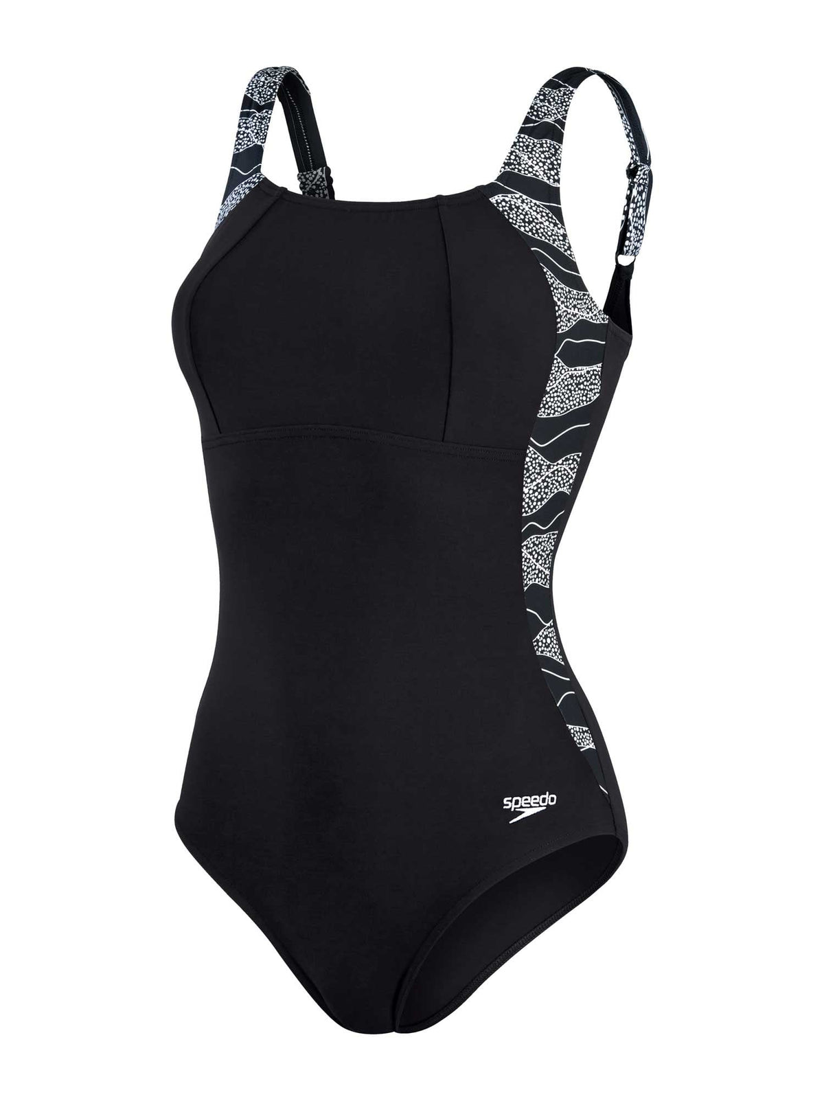 SPEEDO Цял бански WOMENS SHAPING LUNALUSTRE PRINTED