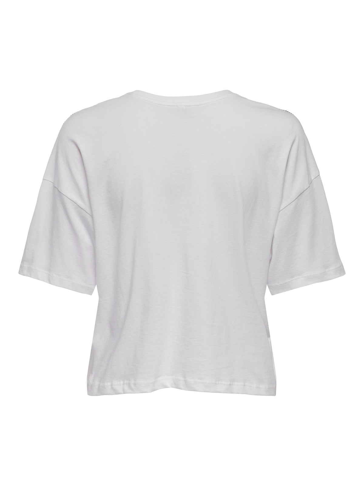 ONLY Тениска ONLCHERI LIFE S/S O-NECK BOXY TOP JRS