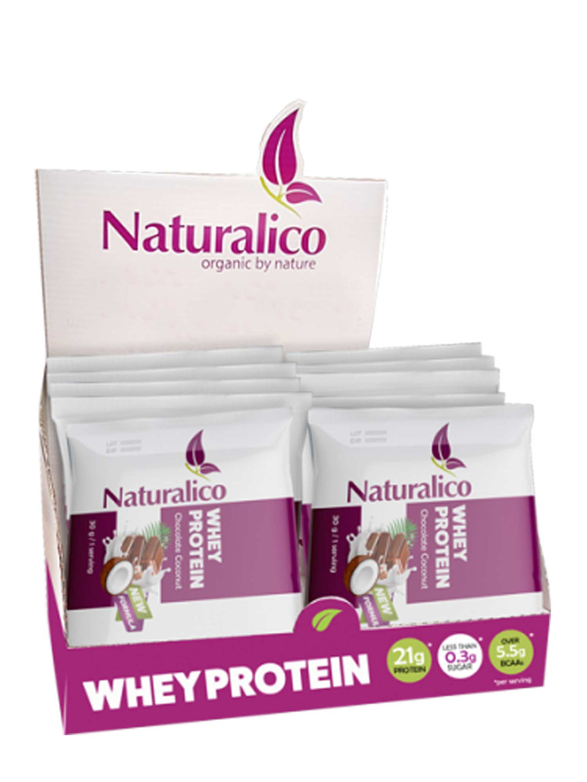 NATURALICO Протеин Whey Protein 24 x 30g-ванилов сладолед