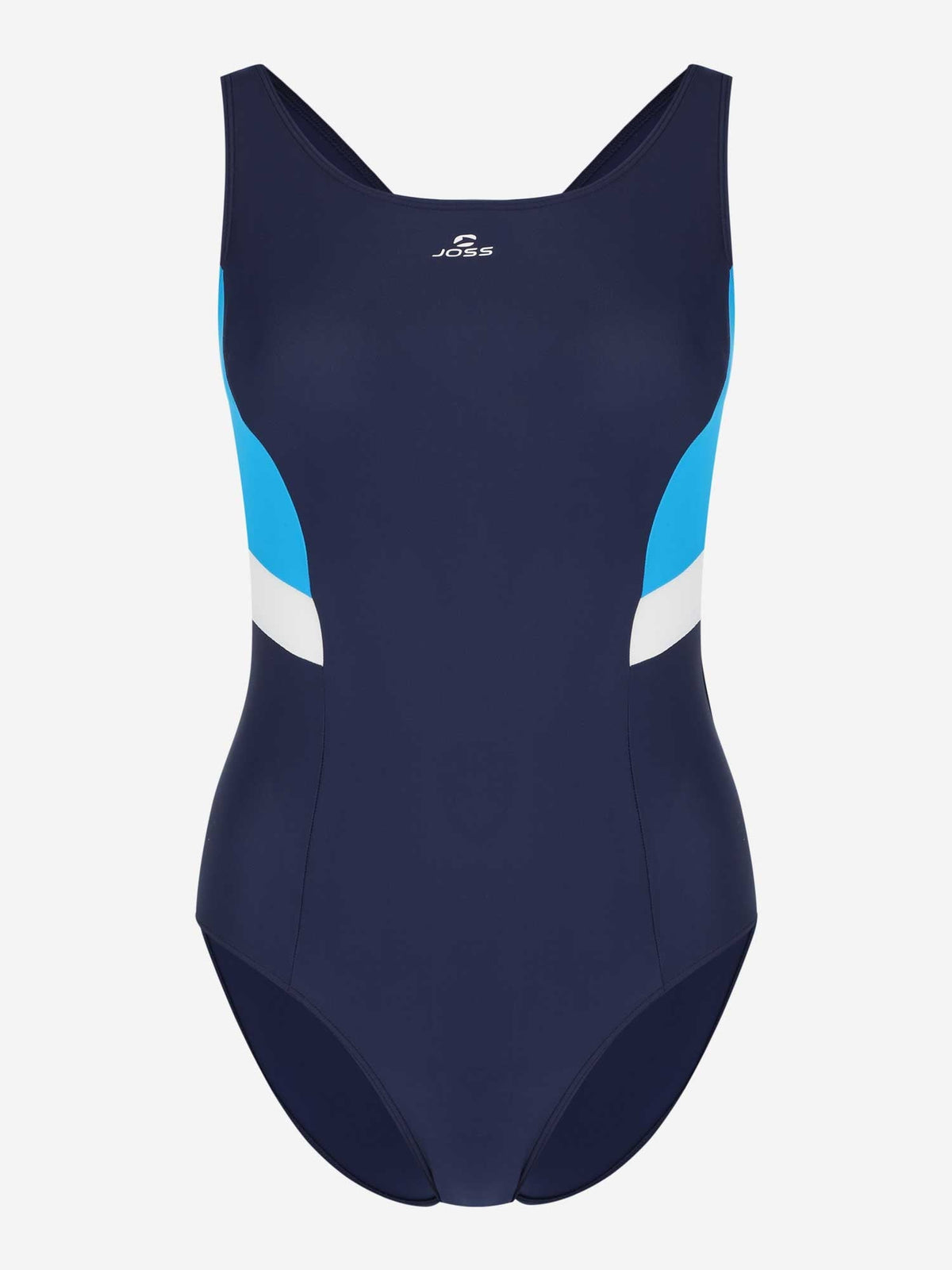 JOSS Цял бански Womens Training Colorblock Swimsuit