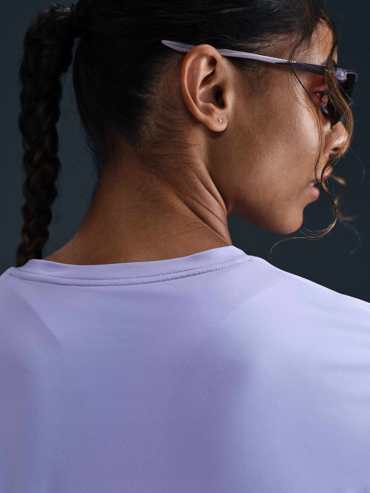 NIKE Тениска W NK ONE SWSH HBR DF SS TOP